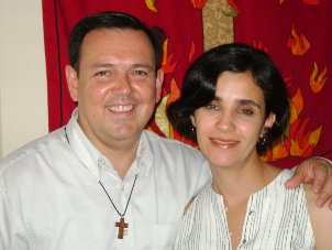Joel Sierra y su esposa Eva Martínez